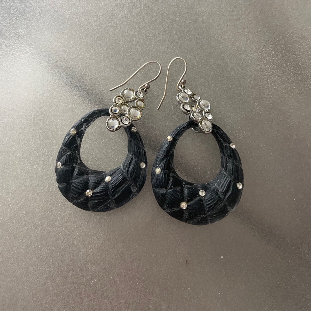 Alexis Bittar Black Earrings